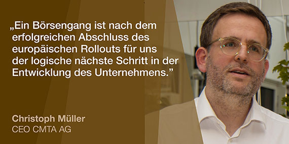 IPO Spotlight mit CMTA AG: „Der Börsengang ist unser konkretes Ziel“ IPO Spotlight mit CMTA AG: „Der Börsengang ist unser konkretes Ziel“